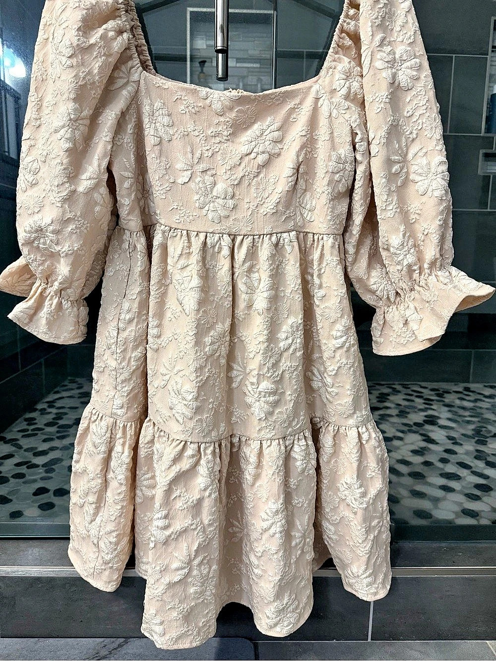 entro Floral Mini Dress in Pink Like New